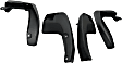 Front and Rear, Driver and Passenger Side Mud Flaps, Black