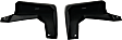 Front, Driver and Passenger Side Mud Flaps, Black