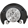 Front, Driver Side Steering Knuckle, With Bearing, With Dust Shield