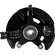 Front, Passenger Side Steering Knuckle, With Bearing, With Dust Shield