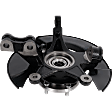Front, Passenger Side Steering Knuckle, With Bearing, With Dust Shield
