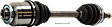 Front, Passenger Side Axle Assembly, 6 Cyl., 2.7L Engine, FWD