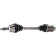 Front, Passenger Side Axle Assembly - Sold Individually