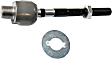 Front, Driver or Passenger Side, Inner Tie Rod End, With 20 mm Thread At Steering Rack