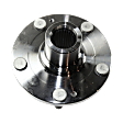 Front, Driver or Passenger Side Wheel Hub, Without Bearing, 5 x 4.5 in. Bolt Pattern