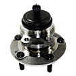 Front, Driver or Passenger Side Wheel Hub, With Bearing, With Sensor, 5 x 4.5 in. Bolt Pattern