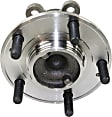 Front, Driver or Passenger Side Wheel Hub, With Bearing, With Sensor, 5 x 4.5 in. Bolt Pattern