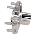 Front, Driver or Passenger Side Wheel Hub, Without Bearing, 5 x 4.5 in. Bolt Pattern