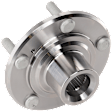Front, Driver or Passenger Side Wheel Hub, Without Bearing, 5 x 4.5 in. Bolt Pattern