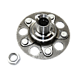 Rear, Driver or Passenger Side Wheel Hub, 5 Lugs, Without Bearing, 2.4L, 4Cyl