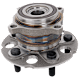 Rear, Driver or Passenger Side Wheel Hub, With Bearing, 5 x 4.5 in. Bolt Pattern, AWD