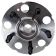 Rear, Driver or Passenger Side Wheel Hub, With Bearing, 5 x 4.5 in. Bolt Pattern, AWD