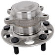 Rear, Driver or Passenger Side Wheel Hub, With Bearing, 5 x 4.5 in. Bolt Pattern