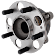 Rear, Driver or Passenger Side Wheel Hub, 5 Lugs, With Bearing