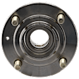 Rear, Driver or Passenger Side Wheel Hub, 4 Lugs, With Bearing