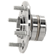 1994 Acura Integra - Rear, Driver or Passenger Side Wheel Hub, Non-ABS, 4 Lugs, With Bearing