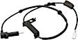 Rear, Driver Side ABS Speed Sensor FWD Sold individually