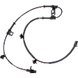Front, Driver Side ABS Speed Sensor, Sedan, USA Built Vehicle