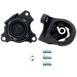 2-Piece Kit Front and Rear Engine Mount Kit, Includes, (1) Front Passenger Side Motor Mount, and (1) Rear Motor Mount