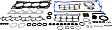 Cylinder Head Gasket, 4 Cyl., 2.2L, H22A1 Engine, DOHC, VTEC Model, Head Bolts Not Included