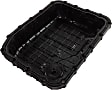Transmission Pan, Black, Plastic