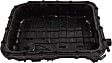Transmission Pan, Black, Plastic