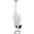 Washer Reservoir, With Pump, With Sensor, Without Filler Neck