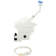 Washer Reservoir, With Pump, With Sensor, With filler neck