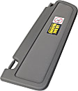 Sun Visor, Atlas Gray, Direct Fit, Sold Individually