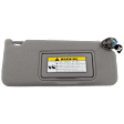 Sun Visor, Gray, Sold Individually