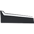 Front, Driver Side, Lower Door Molding and Beltlines, Black
