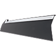 Front, Driver Side, Lower Door Molding and Beltlines, Black