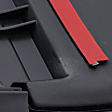 Front, Driver Side, Lower Door Molding and Beltlines, Black