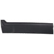 Front, Driver Side, Lower Door Molding and Beltlines, Matte Black