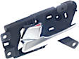 Front Or Rear, Driver Side Silver Interior Door Handle