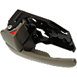 Front Or Rear, Driver Side Beige Interior Door Handle