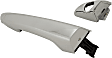 Front, Driver Side Exterior Door Handle, Chrome, With Key Hole, With Cover
