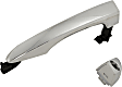 Front, Driver Side Exterior Door Handle, Chrome, With Key Hole, With Cover, Without Keyless System