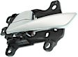 Front, Driver Side Silver Interior Door Handle