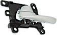 Front, Driver Side Silver Interior Door Handle