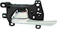 Front, Driver Side Silver Interior Door Handle