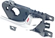 2013-2018 Hyundai Santa Fe Sport - Front, Passenger Side Silver Interior Door Handle, With door lock button
