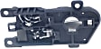 2013-2018 Hyundai Santa Fe Sport - Front, Passenger Side Silver Interior Door Handle, With door lock button