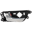 Front, Driver Side Interior Door Handle, Silver, With Door Lock Button, 4 Cyl., 1.6L Engine