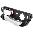 Front, Driver Side Interior Door Handle, Silver, With Door Lock Button, 4 Cyl., 1.6L Engine