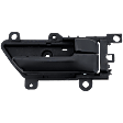 Front or Rear, Passenger Side Interior Door Handle, Textured Black, With Door Lock Button, 6 Cyl., 3.8L Engine