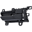 Front or Rear, Passenger Side Interior Door Handle, Textured Black, With Door Lock Button, 6 Cyl., 3.8L Engine