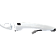 Front, Passenger Side Exterior Door Handle, Chrome, Without Key Hole, With Cover