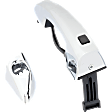 Front, Passenger Side Exterior Door Handle, Chrome, Without Key Hole, With Cover