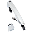 Front, Passenger Side Exterior Door Handle, Chrome, Without Key Hole, With Cover